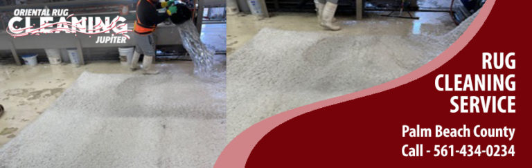 Efficient Wool Rug Cleaning Process in Jupiter