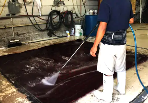 Oriental Rug Cleaning Process