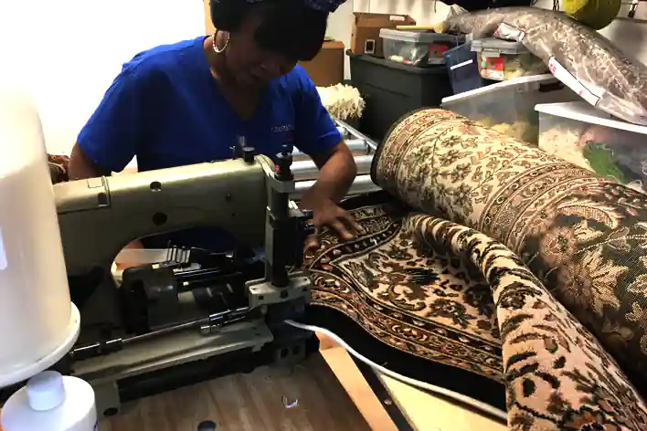 Rug Fringe Restoration Service