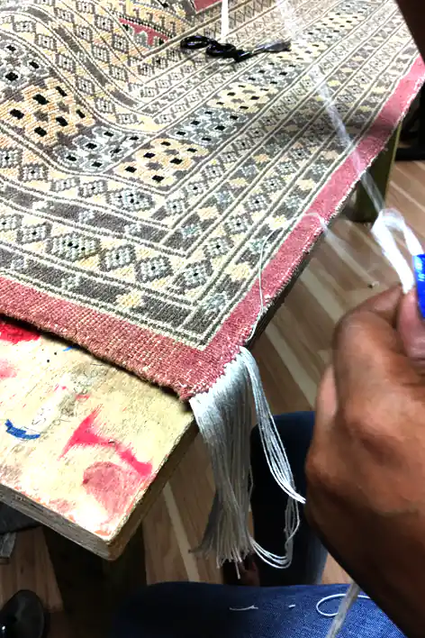 Rug Fringe Restore Service